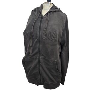 MALOJA SAMPLE Full Zip Hoodie M Distressed Fade Outdoor Cycling Soul Woods